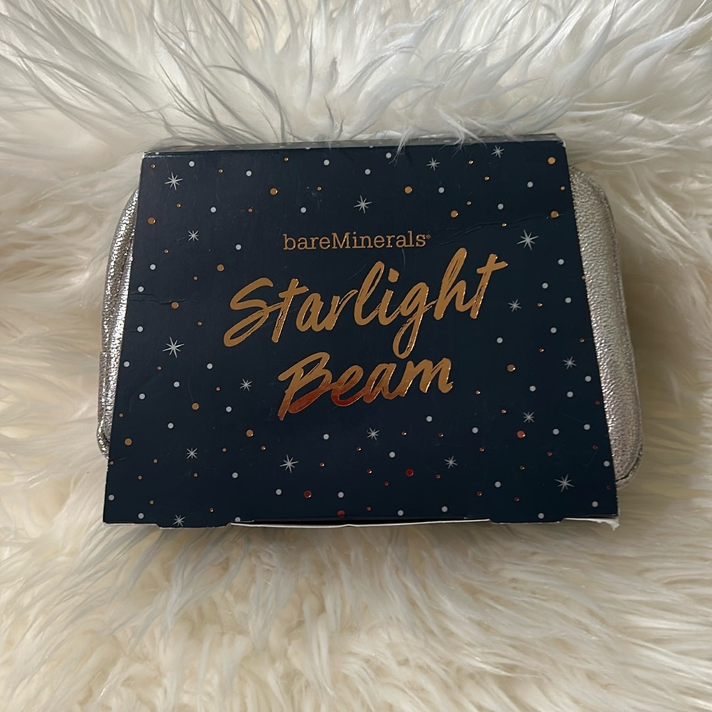 New! bareMinerals® Starlight Beam Collection Mini-Trio w/pouch Set (Travel Size)